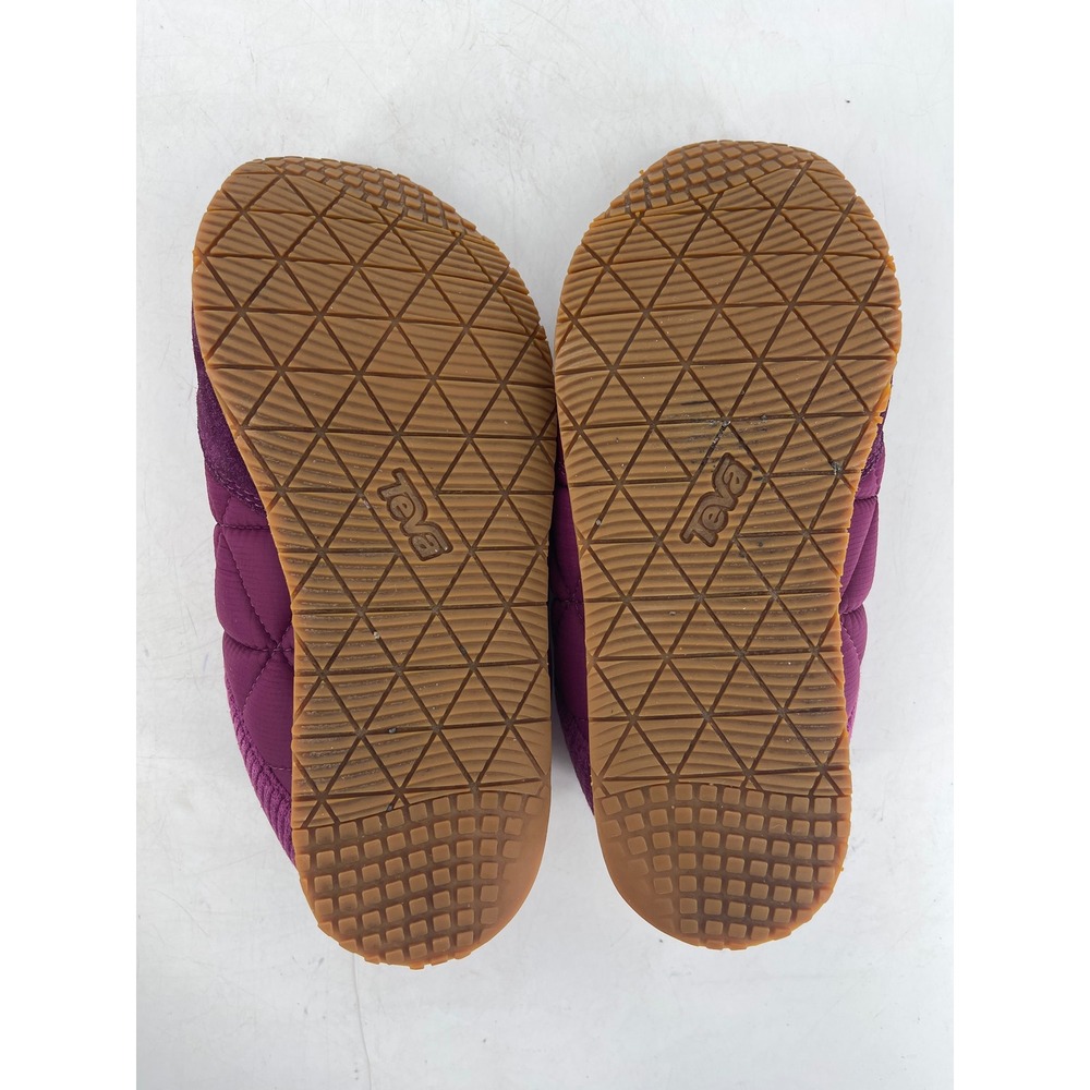Teva Ember Moc Shoes Womens 7 Purple Quilted Slip On Sneakers 1018225 - Picture 7 of 8